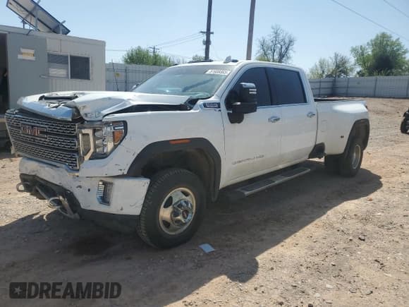 ✅ 2022 GMC Sierra 3500HD Denali • VIN: 1GT49WEY7NF148093 • Lot: 51608865. Listed on Copart with 122,888 mi. Free auction sales archive from the USA and detailed vehicle history report at DreamBid. Image 1.