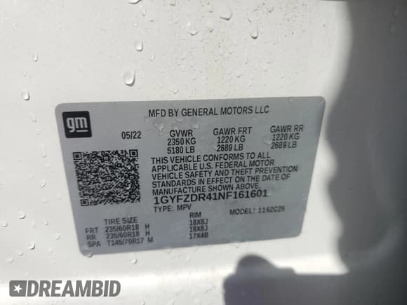 ✅ 2022 Cadillac XT4 AWD Premium Luxury • VIN: 1GYFZDR41NF161601 • Лот: 68642715. Опубликован ранее на Copart с пробегом Не указан. Бесплатный доступ к архиву аукционных продаж из США и подробный отчёт об истории автомобиля на DreamBid. Изображение 12.