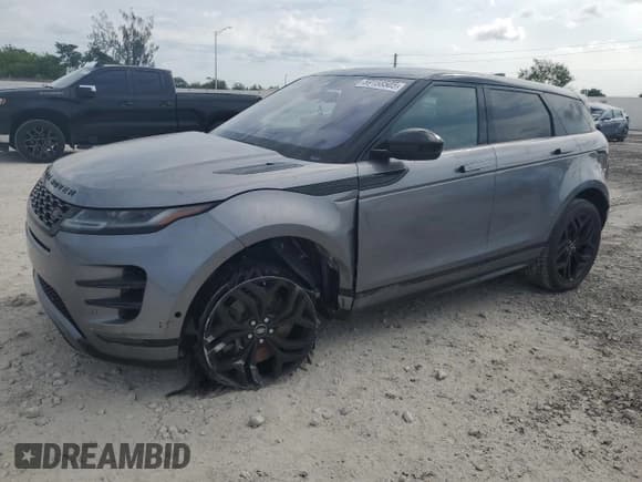 ✅ 2020 Land Rover Range Rover Evoque R-Dynamic SE • VIN: SALZL2GXXLH060167 • Lot: 59158505. Listed on Copart with 17,613 mi. Free auction sales archive from the USA and detailed vehicle history report at DreamBid. Image 1.