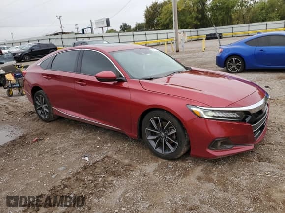 ✅ 2021 Honda Accord EX-L • VIN: 1HGCV1F59MA100817 • Lot: 82677435. Listed on Copart with 94,137 mi. Free auction sales archive from the USA and detailed vehicle history report at DreamBid. Image 4.