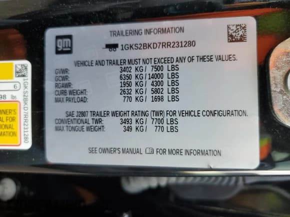✅ 2024 GMC Yukon SLT • VIN: 1GKS2BKD7RR231280 • Лот: 86799994. Опубликован ранее на Copart с пробегом 5 476 миль. Бесплатный доступ к архиву аукционных продаж из США и подробный отчёт об истории автомобиля на DreamBid. Изображение 14.