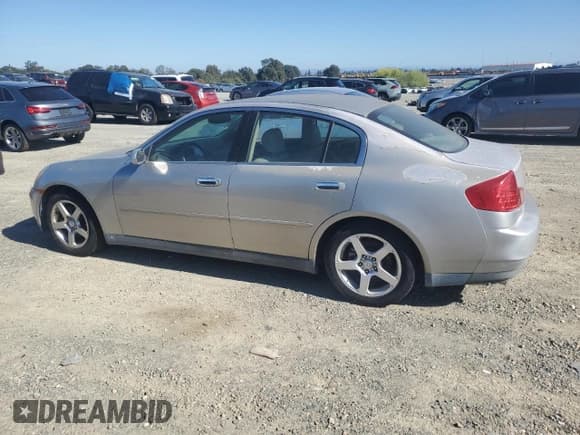 ✅ 2003 Infiniti G35 w/Leather • VIN: JNKCV51E43M015022 • Lot: 90137805. Wystawiony na Copart z przebiegiem 172 245 mil. Bezpłatny archiwum sprzedaży aukcyjnych z USA i szczegółowy raport historii pojazdu na DreamBid. Zdjęcie 2.