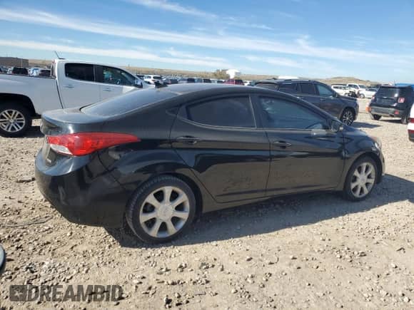 2012 Hyundai Elantra GLS with VIN KMHDH4AE0CU281835, listed as a Copart auction lot 90837345 with 157,421 mi miles and Clean title. Bid and sale history available at DreamBid. Image 3.