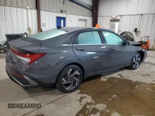 ✅ 2024 Hyundai Elantra Limited • VIN: KMHLN4DJ1RU112137 • Lot: 86591025. Listed on Copart with 21,099 mi. Free auction sales archive from the USA and detailed vehicle history report at DreamBid. Image 3.