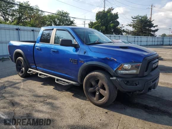 2019 Ram 1500 Warlock z VIN 1C6RR7GT7KS706340, wystawiony jako Copart lot #66206745 z przebiegiem 81 239 mil mil oraz Szkoda całkowita • Salvage title. Historia ofert i sprzedaży dostępna na DreamBid. Obrazek 4.