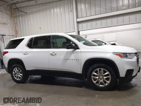 2018 Chevrolet Traverse LS with VIN 1GNEVFKW7JJ232142, listed as a IAAI auction lot 43253627 with 166,362 mi miles and . Bid and sale history available at DreamBid. Image 13.
