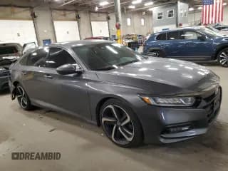 ✅ 2020 Honda Accord Sport • VIN: 1HGCV1F31LA021266 • Лот: 90854725. Опубликован ранее на Copart с пробегом 136 841 миль. Бесплатный доступ к архиву аукционных продаж из США и подробный отчёт об истории автомобиля на DreamBid. Изображение 4.