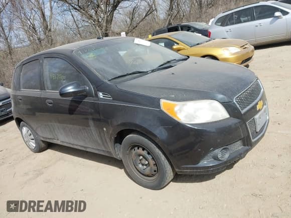 ✅ 2009 Chevrolet Aveo 1LT • VIN: KL1TD66E59B631584 • Lot: 41767703. Wystawiony na IAAI z przebiegiem 160 423 mil. Bezpłatny archiwum sprzedaży aukcyjnych z USA i szczegółowy raport historii pojazdu na DreamBid. Zdjęcie 1.