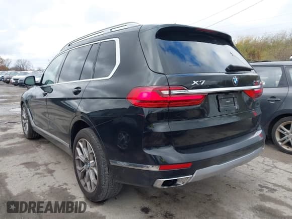 ✅ 2020 BMW X7 xDrive40i • VIN: 5UXCW2C0XL9B91267 • Lot: 43638341. Listed on IAAI with 68,753 mi. Free auction sales archive from the USA and detailed vehicle history report at DreamBid. Image 3.