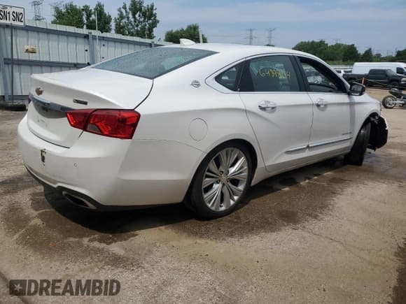 ✅ 2019 Chevrolet Impala Premier • VIN: 1G1105S39KU145521 • Лот: 64598214. Опубликован ранее на Copart с пробегом 91 633 миль. Бесплатный доступ к архиву аукционных продаж из США и подробный отчёт об истории автомобиля на DreamBid. Изображение 3.