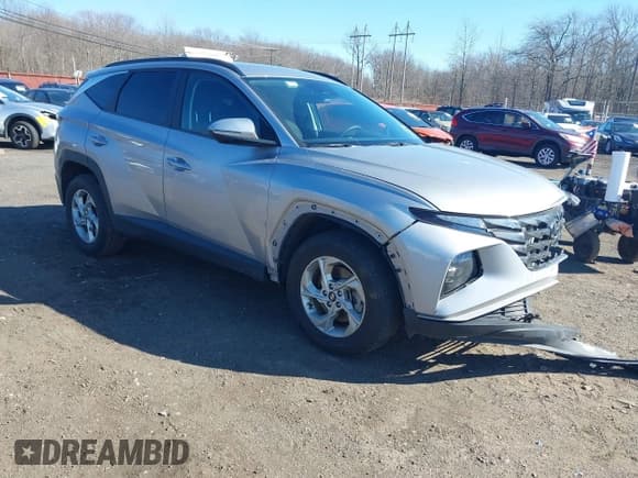 ✅ 2022 Hyundai Tucson Preferred • VIN: KM8JBCAE6NU065702 • Lot: 41757355. Wystawiony na IAAI z przebiegiem 34 092 mil. Bezpłatny archiwum sprzedaży aukcyjnych z USA i szczegółowy raport historii pojazdu na DreamBid. Zdjęcie 1.