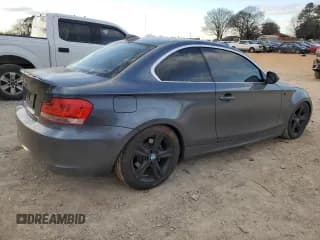 ✅ 2013 BMW 1 Series 128i • VIN: WBAUP7C58DVP25560 • Lot: 41989405. Listed on Copart with 48,028 mi. Free auction sales archive from the USA and detailed vehicle history report at DreamBid. Image 3.