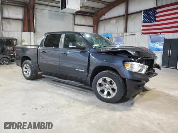 ✅ 2020 Ram 1500 Big Horn • VIN: 1C6SRFFT1LN116664 • Lot: 90747025. Listed on Copart with 68,358 mi. Free auction sales archive from the USA and detailed vehicle history report at DreamBid. Image 4.