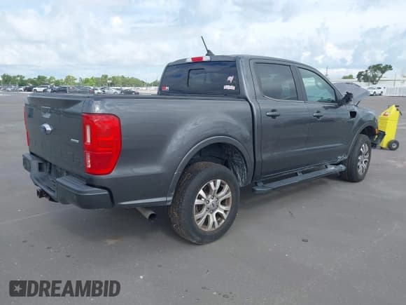 ✅ 2019 Ford Ranger Lariat • VIN: 1FTER4EH2KLA81568 • Lot: 43185315. Listed on IAAI with 55,509 mi. Free auction sales archive from the USA and detailed vehicle history report at DreamBid. Image 4.