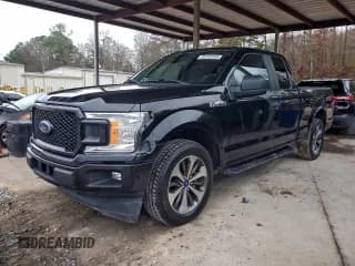 ✅ 2019 Ford F-150 XL • VIN: 1FTEX1CP7KKC18119 • Lot: 95163105. Listed on Copart with 117,948 mi. Free auction sales archive from the USA and detailed vehicle history report at DreamBid. Image 1.
