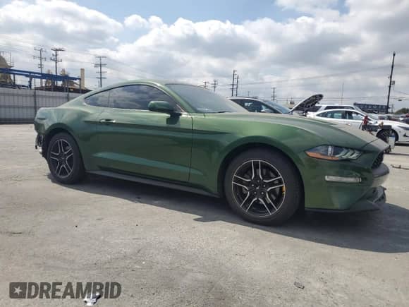 2023 Ford Mustang EcoBoost with VIN 1FA6P8TH2P5102070, listed as a Copart auction lot 80559365 with 35,630 mi miles and Salvage title. Bid and sale history available at DreamBid. Image 4.