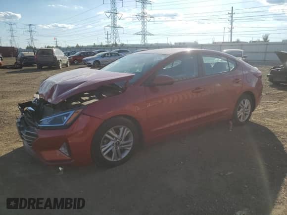 2020 Hyundai Elantra SEL with VIN 5NPD84LF3LH544789, listed as a Copart auction lot 84177415 with 56,128 mi miles and Salvage title. Bid and sale history available at DreamBid. Image 1.