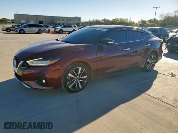 ✅ 2021 Nissan Maxima SV • VIN: 1N4AA6CV2MC503759 • Lot: 90667225. Listed on Copart with 102,999 mi. Free auction sales archive from the USA and detailed vehicle history report at DreamBid. Image 1.
