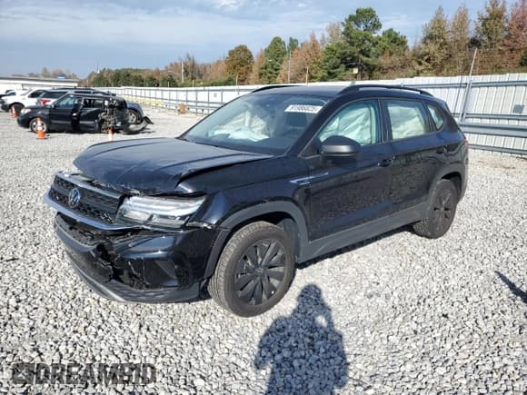 ✅ 2024 Volkswagen Taos S • VIN: 3VV5X7B25RM103404 • Лот: 91986825. Опубликован ранее на Copart с пробегом 5 005 миль. Бесплатный доступ к архиву аукционных продаж из США и подробный отчёт об истории автомобиля на DreamBid. Изображение 1.