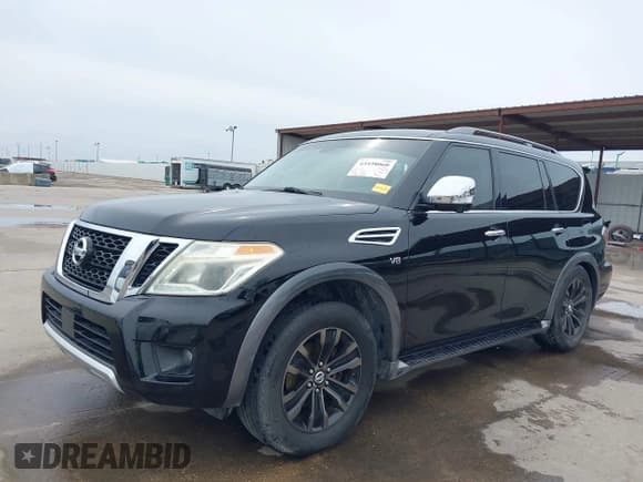 ✅ 2017 Nissan Armada Platinum • VIN: JN8AY2NC4H9500377 • Лот: 43538060. Опубликован ранее на IAAI с пробегом 84 960 миль. Бесплатный доступ к архиву аукционных продаж из США и подробный отчёт об истории автомобиля на DreamBid. Изображение 2.