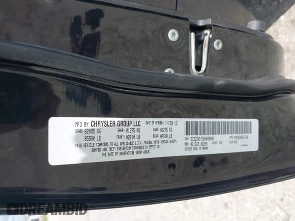 ✅ 2013 Dodge Charger RT Max • VIN: 2C3CDXDT5DH648406 • Lot: 42912959. Listed on IAAI with 193,696 mi. Free auction sales archive from the USA and detailed vehicle history report at DreamBid. Image 9.