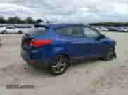 2014 Hyundai Tucson Limited with VIN KM8JU3AGXEU799903, listed as a Copart auction lot 90336815 with 82,303 mi miles and Salvage title. Bid and sale history available at DreamBid. Image 3.