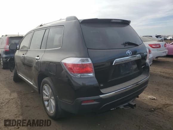 ✅ 2013 Toyota Highlander Limited • VIN: JTEDC3EH3D2013193 • Lot: 48412025. Listed on Copart with 217,219 mi. Free auction sales archive from the USA and detailed vehicle history report at DreamBid. Image 2.
