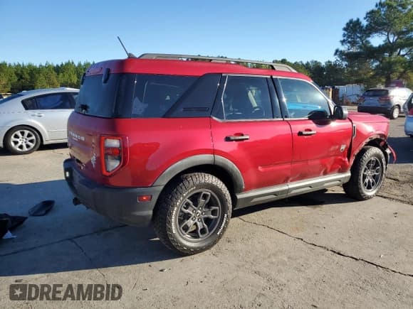 ✅ 2021 Ford Bronco Sport Big Bend • VIN: 3FMCR9B60MRA33672 • Lot: 90678255. Listed on Copart with 67,069 mi. Free auction sales archive from the USA and detailed vehicle history report at DreamBid. Image 3.