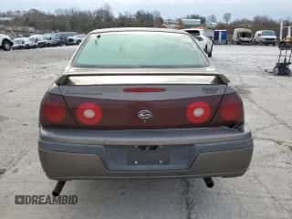 2002 Chevrolet Impala LS с VIN 2G1WH55K129164949, выставлен на аукционе Copart как лот 83174564 с пробегом 126 069 миль миль и Списание • Salvage title. История ставок и продаж доступна на DreamBid. Изображение 6.