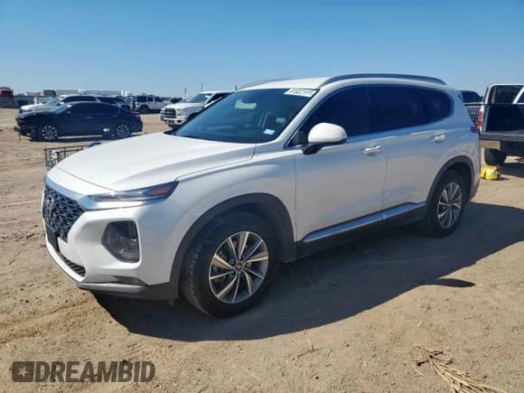 2019 Hyundai Santa Fe SEL Plus z VIN 5NMS33AD8KH064017, wystawiony jako Copart lot #81822165 z przebiegiem 70 412 mil mil oraz Szkoda całkowita • Salvage title. Historia ofert i sprzedaży dostępna na DreamBid. Obrazek 1.