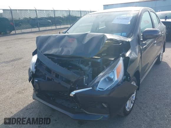 ✅ 2024 Mitsubishi Mirage SE • VIN: ML32FVFJXRHF02460 • Lot: 42224001. Listed on IAAI with 8,413 mi. Free auction sales archive from the USA and detailed vehicle history report at DreamBid. Image 6.