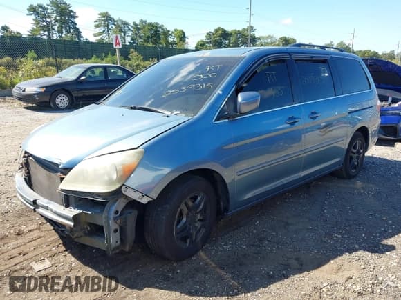 ✅ 2006 Honda Odyssey EX-L • VIN: 5FNRL38606B048214 • Лот: 43254265. Опубликован ранее на IAAI с пробегом Не указан. Бесплатный доступ к архиву аукционных продаж из США и подробный отчёт об истории автомобиля на DreamBid. Изображение 2.