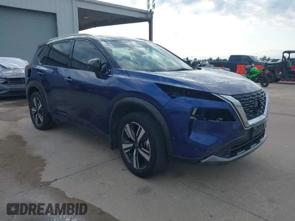 ✅ 2023 Nissan Rogue SL • VIN: JN8BT3CAXPW001822 • Lot: 42128650. Listed on IAAI with 23,346 mi. Free auction sales archive from the USA and detailed vehicle history report at DreamBid. Image 1.