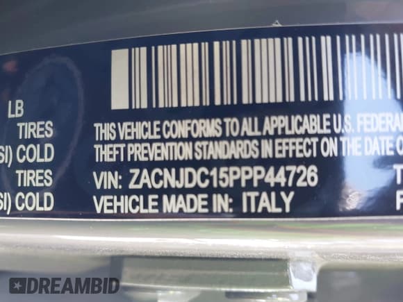 ✅ 2023 Jeep Renegade Trailhawk • VIN: ZACNJDC15PPP44726 • Lot: 43268430. Wystawiony na IAAI z przebiegiem 13 366 mil. Bezpłatny archiwum sprzedaży aukcyjnych z USA i szczegółowy raport historii pojazdu na DreamBid. Zdjęcie 9.