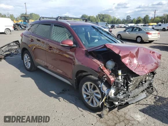 2018 Hyundai Tucson SEL Plus with VIN KM8J3CA40JU615622, listed as a Copart auction lot 72076115 with 68,638 mi miles and Salvage title. Bid and sale history available at DreamBid. Image 4.