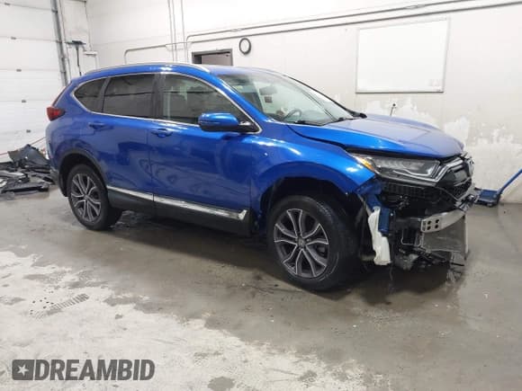 ✅ 2022 Honda CR-V Touring • VIN: 7FARW2H99NE004596 • Лот: 43290620. Опубликован ранее на IAAI с пробегом 33 428 миль. Бесплатный доступ к архиву аукционных продаж из США и подробный отчёт об истории автомобиля на DreamBid. Изображение 1.