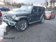 ✅ 2020 Jeep Wrangler Unlimited Sahara Altitude • VIN: 1C4HJXEN7LW122756 • Lot: 43805621. Listed on IAAI with 127,613 mi. Free auction sales archive from the USA and detailed vehicle history report at DreamBid. Image 2.