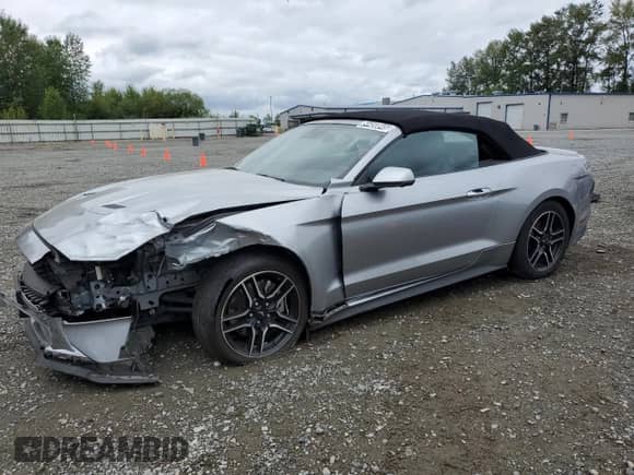 2023 Ford Mustang EcoBoost Premium with VIN 1FATP8UH9P5110944, listed as a Copart auction lot 64450845 with Not provided miles and Clean title. Bid and sale history available at DreamBid. Image 1.