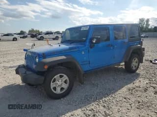 ✅ 2016 Jeep Wrangler Unlimited Sport RHD • VIN: 1C4BJWKG7GL140705 • Lot: 81371025. Listed on Copart with 232,768 mi. Free auction sales archive from the USA and detailed vehicle history report at DreamBid. Image 1.