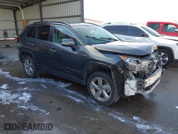 ✅ 2019 Toyota RAV4 Hybrid Limited • VIN: 2T3DWRFV3KW024511 • Lot: 43544255. Listed on IAAI with 192,304 mi. Free auction sales archive from the USA and detailed vehicle history report at DreamBid. Image 1.