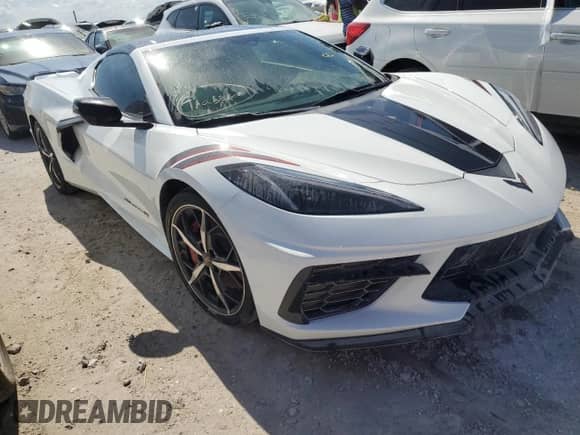2022 Chevrolet Corvette 2LT с VIN 1G1YB2D49N5123014, выставлен на аукционе Copart как лот 76504664 с пробегом 4 040 миль миль и На запчасти • Non repairable. История ставок и продаж доступна на DreamBid. Изображение 4.