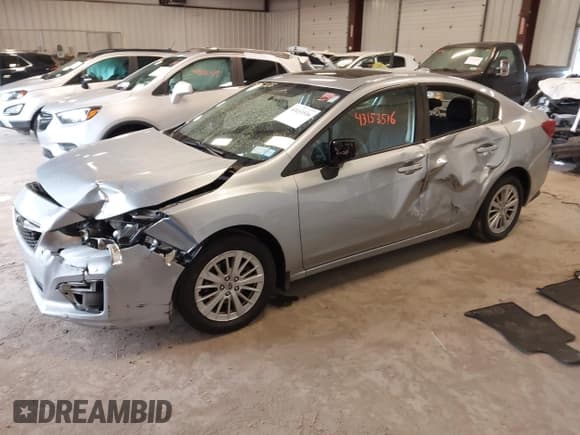 ✅ 2017 Subaru Impreza Premium • VIN: 4S3GKAB64H3602636 • Lot: 43153516. Listed on IAAI with 90,021 mi. Free auction sales archive from the USA and detailed vehicle history report at DreamBid. Image 17.