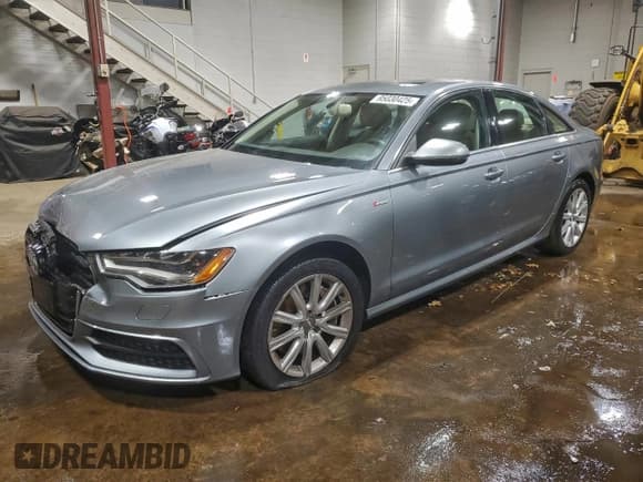 ✅ 2013 Audi A6 Prestige • VIN: WAUHGAFC5DN016951 • Lot: 95030425. Listed on Copart with 96,564 mi. Free auction sales archive from the USA and detailed vehicle history report at DreamBid. Image 1.