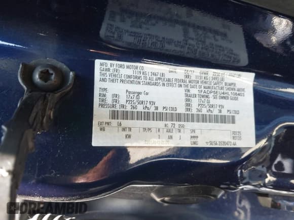 ✅ 2017 Ford C-Max SE • VIN: 1FADP5EU4HL108403 • Lot: 42443426. Wystawiony na IAAI z przebiegiem 52 832 mil. Bezpłatny archiwum sprzedaży aukcyjnych z USA i szczegółowy raport historii pojazdu na DreamBid. Zdjęcie 9.