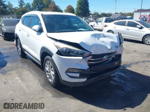 2017 Hyundai Tucson SE z VIN KM8J33A46HU326500, wystawiony jako IAAI lot #43413958 z przebiegiem 114 688 mil mil oraz . Historia ofert i sprzedaży dostępna na DreamBid. Obrazek 1.