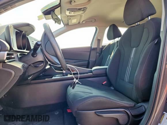 2023 Hyundai Elantra Blue with VIN KMHLM4AJ0PU069978, listed as a Copart auction lot 71498485 with 166,846 mi miles and Salvage title. Bid and sale history available at DreamBid. Image 7.