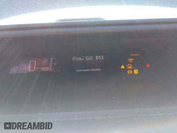 ✅ 2016 Toyota Prius One • VIN: JTDKDTB37G1132974 • Lot: 42865095. Listed on IAAI with 511,398 mi. Free auction sales archive from the USA and detailed vehicle history report at DreamBid. Image 7.