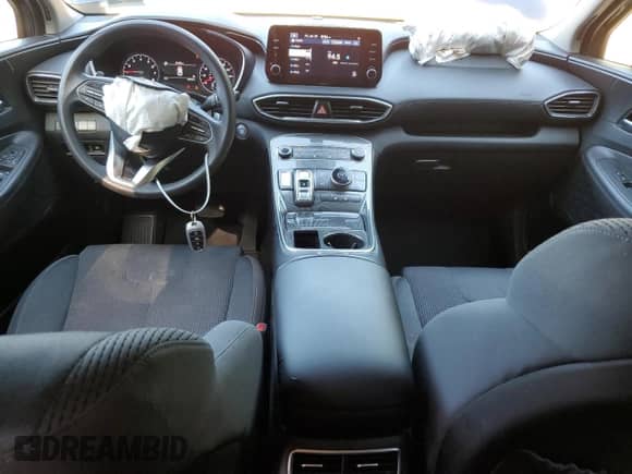 2022 Hyundai Santa Fe SEL with VIN 5NMS24AJ5NH408454, listed as a Copart auction lot 66262695 with 54,842 mi miles and Salvage title. Bid and sale history available at DreamBid. Image 8.