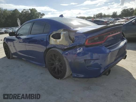2018 Dodge Charger Daytona 392 with VIN 2C3CDXGJ7JH179986, listed as a Copart auction lot 85263705 with 97,828 mi miles and Salvage title. Bid and sale history available at DreamBid. Image 2.