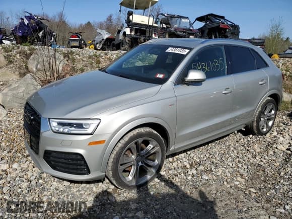 ✅ 2016 Audi Q3 Prestige • VIN: WA1GFCFS4GR017004 • Lot: 54361035. Listed on Copart with 99,121 mi. Free auction sales archive from the USA and detailed vehicle history report at DreamBid. Image 1.